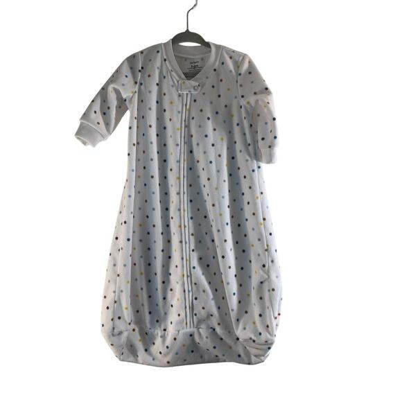 CARTER’S Boy’s Sleep Sacks - One Dotted and One Dinosaur / Size: 3-6 Months - Picture 2 of 8